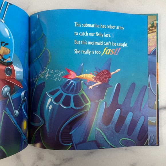 NWT How To Catch a Mermaid Hardcover Book by Adam Wallace - Picture 2 of 5